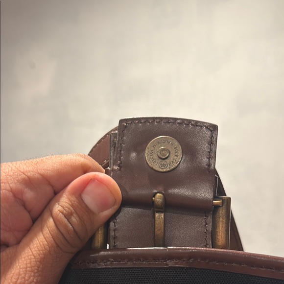 Burberry Plaid Handbag with Brown Leather Accents - Picture 2 of 9